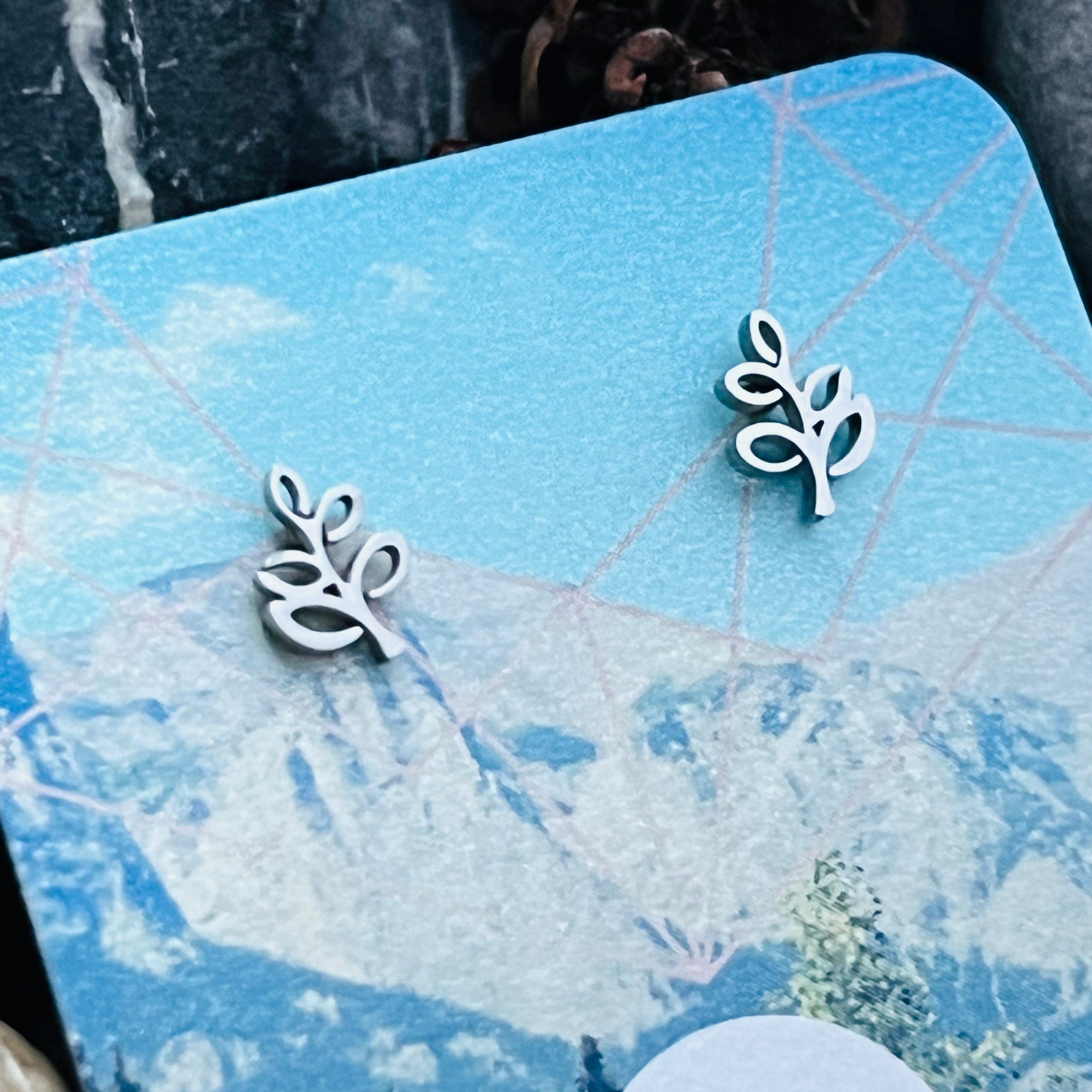 Leaves Stud Earrings