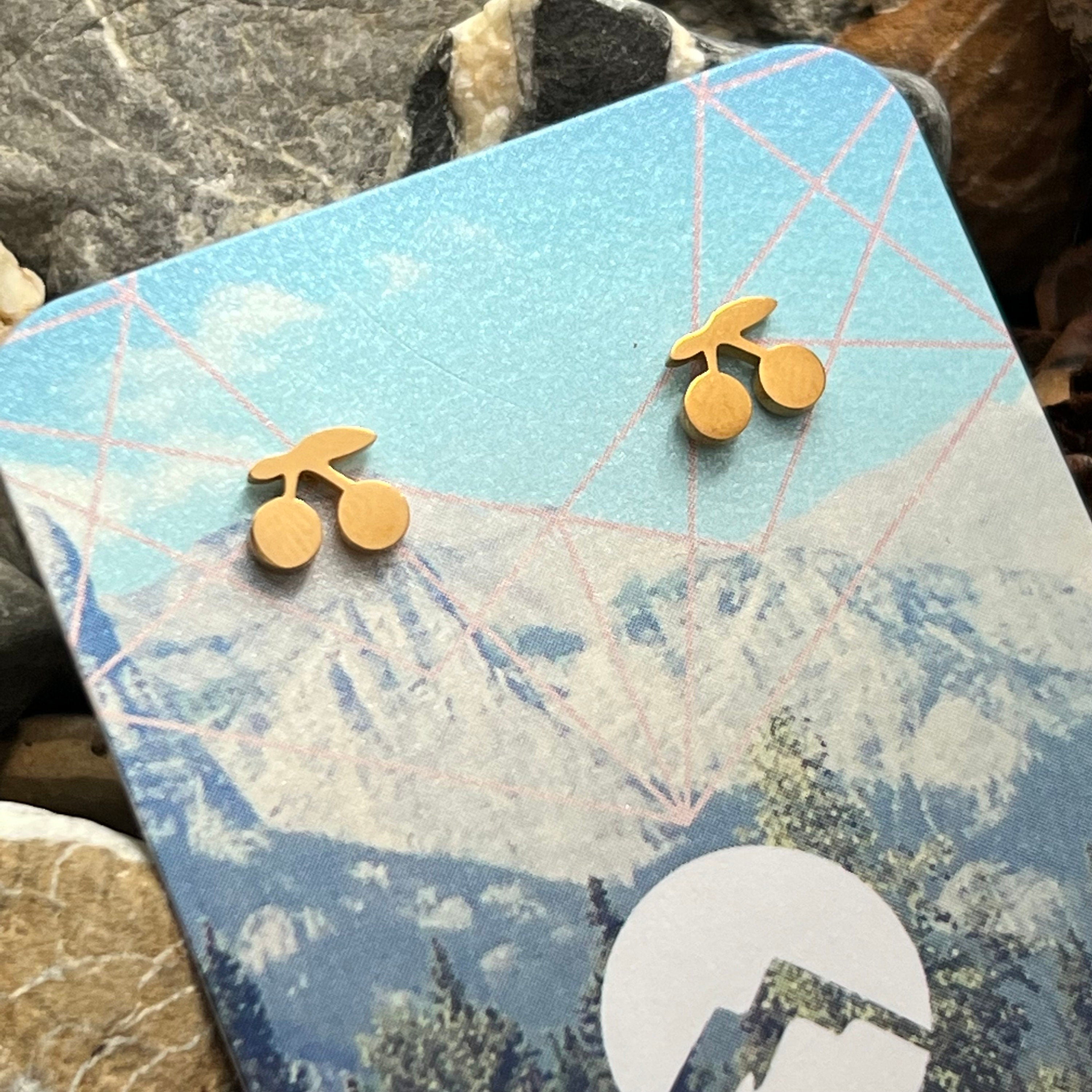 Cherries Stud Earrings