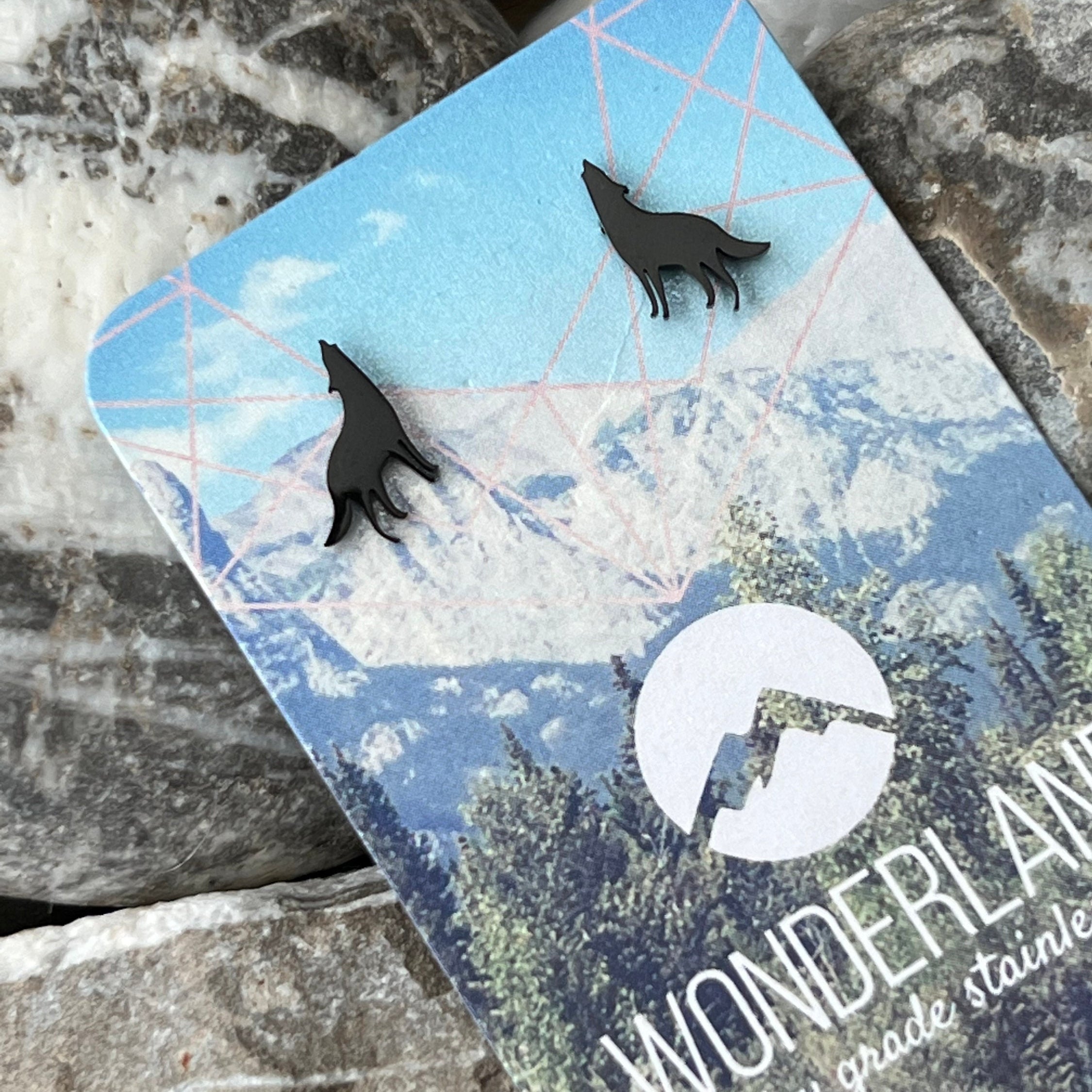 Wolves Stud Earrings