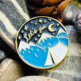Let's Go Enamel Pin