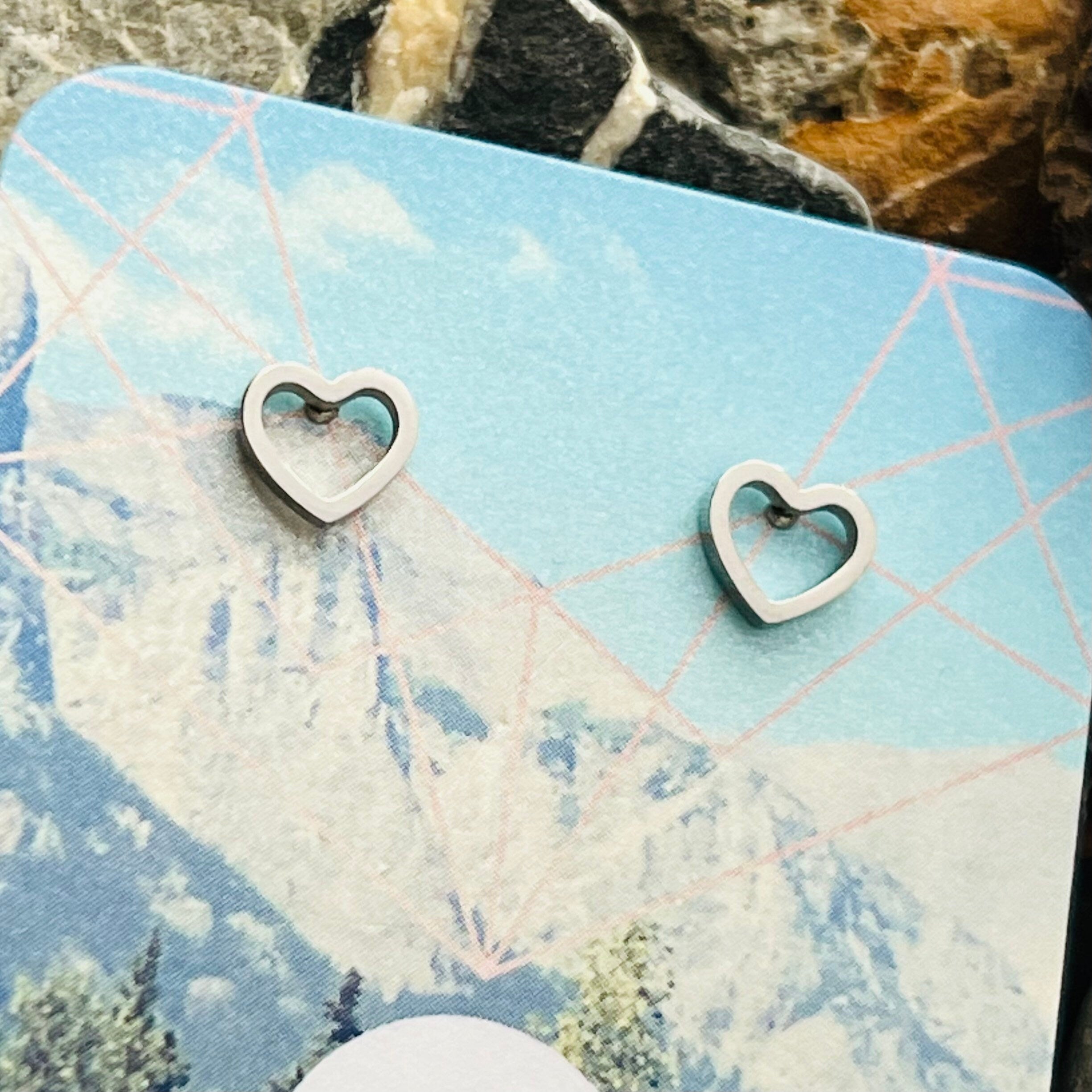 Hearts Stud Earrings