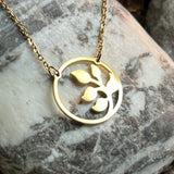 Round Leaves Necklace