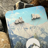 Cat Stud Earrings
