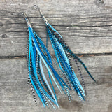 "HoopWest" Blue Mix Earrings